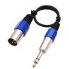 XLR Jack Male XLR Cable 0.3m XLR Balance Wire XLR 3Pin Male Cord  For  Speakers