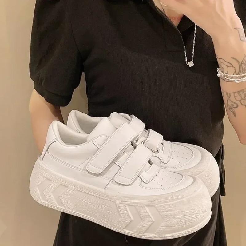 Досуг Zapatillas De Mujer Белые массивные кроссовки для женщин осень-зима Новые модные кроссовки для бега Повседневная платформа Кроссовки для сноуборда