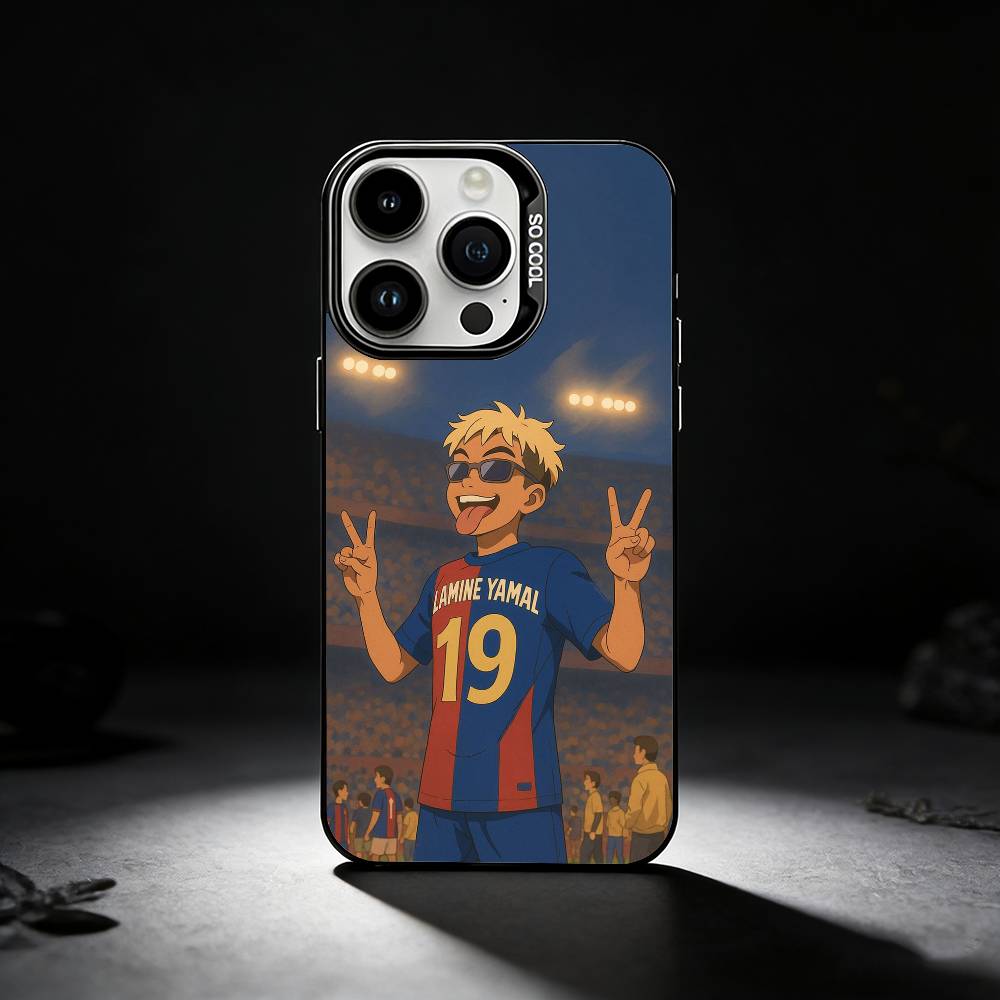 Чехол для телефона L-Lamine 19 Y-Yamal Для iPhone 17,16,15,14,13,12,11 Plus,Pro Max,XS,Цветной серебристый чехол для телефона