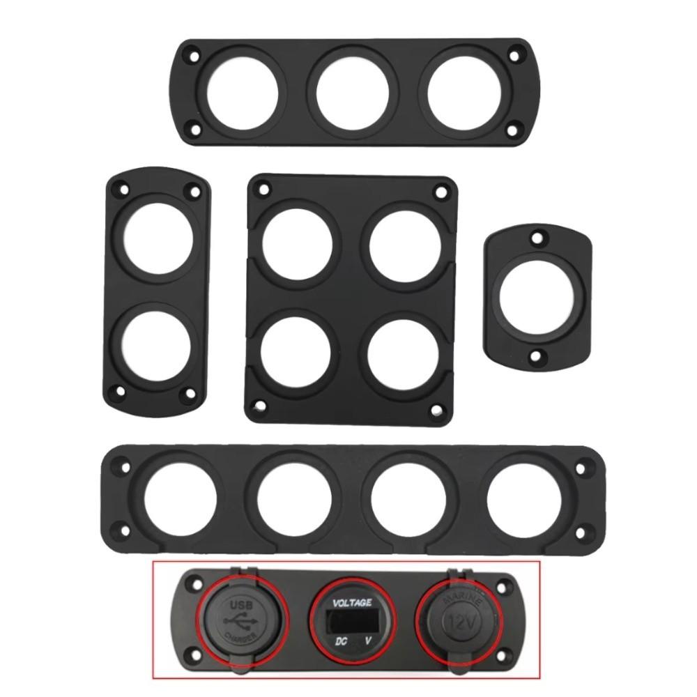 Fixed Base Plate USB Receptacle Panel Panel Mount USB Charger Mounting Plate Car Modification