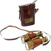 Antique Victorian Marine Brass Leather Binocular Sailor Instrument