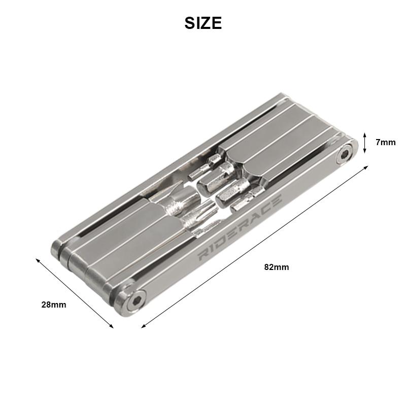 Bicycle Repair Tool Kit Foldable Hex Spoke Wrench For MTB Chain Cutter Mountain Road Bike Screwdriver Multi Function Tools Set