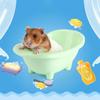 Mini Guinea Bathroom Solid Color Hamster Bathing Sand Room Hamster Bathtub  Playing