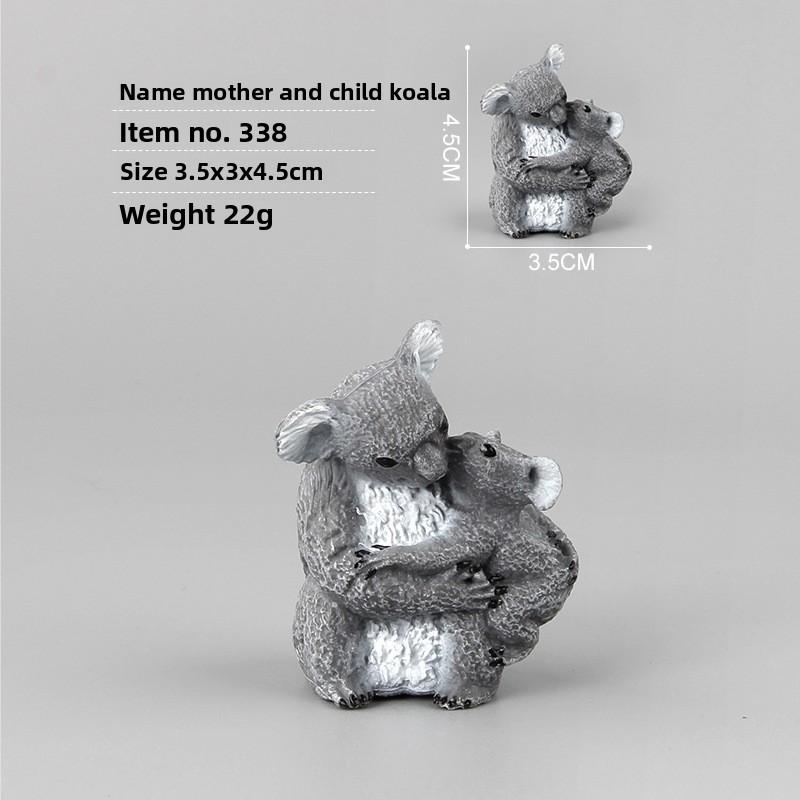 Реалистичная модель животного Коала ПВХ Коллекционная для любителей дикой природы и декора природы