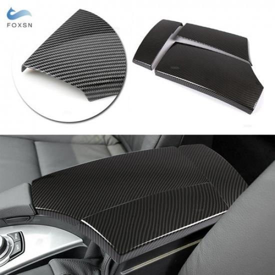 3xInner For BMW 5 Series E60 04-10 Center Console Armrest Storage Box Trim Cover