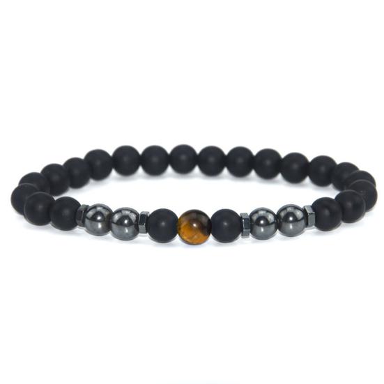 Женский браслет на щиколотку Красивый Простой Стильный Универсальный Привлекающий внимание Снимает усталость Легко носить Женский Девочки Черный Камень Галли Черный Камень Бусины Цепочка