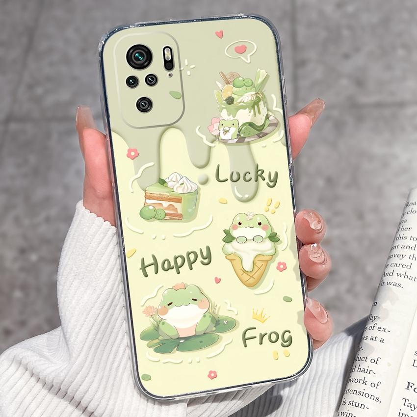 Милый чехол для телефона с котенком для Redmi Note 10 9 8 7 6 5A Pro 9T 8T 7S 10Lite Мягкий чехол Защитная пленка для экрана Высокое качество Пылезащитный чехол для Redmi Прозрачный чехол