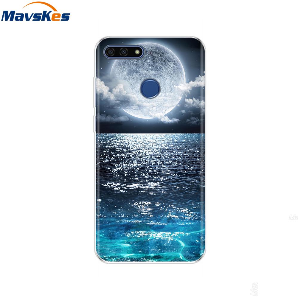 Чехол Для Huawei Honor 7C Чехол На Huawei Honor7C 5,7 дюйма Мягкий Силиконовый Чехол Для Телефона Для Huawei Honor 7C Aum-L41 TPU Чехлы Coque