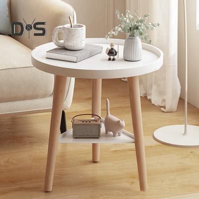 Круглый приставной столик с 3 ножками, прочный, съемный, мини-стол для спальни, кухни, гостиной, небольшого пространства, дивана, прикроватной тумбочки, журнального столика