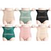 Высокая талия послеродовой утягивающее белье большого размера бесшовные трусы для девушек
