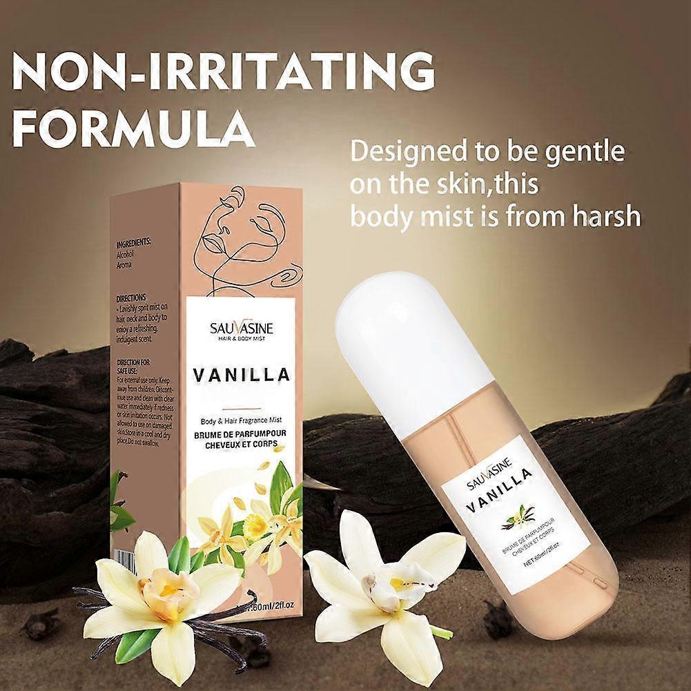 Vanilla Hair and Body Mist Long Lasting 60ml