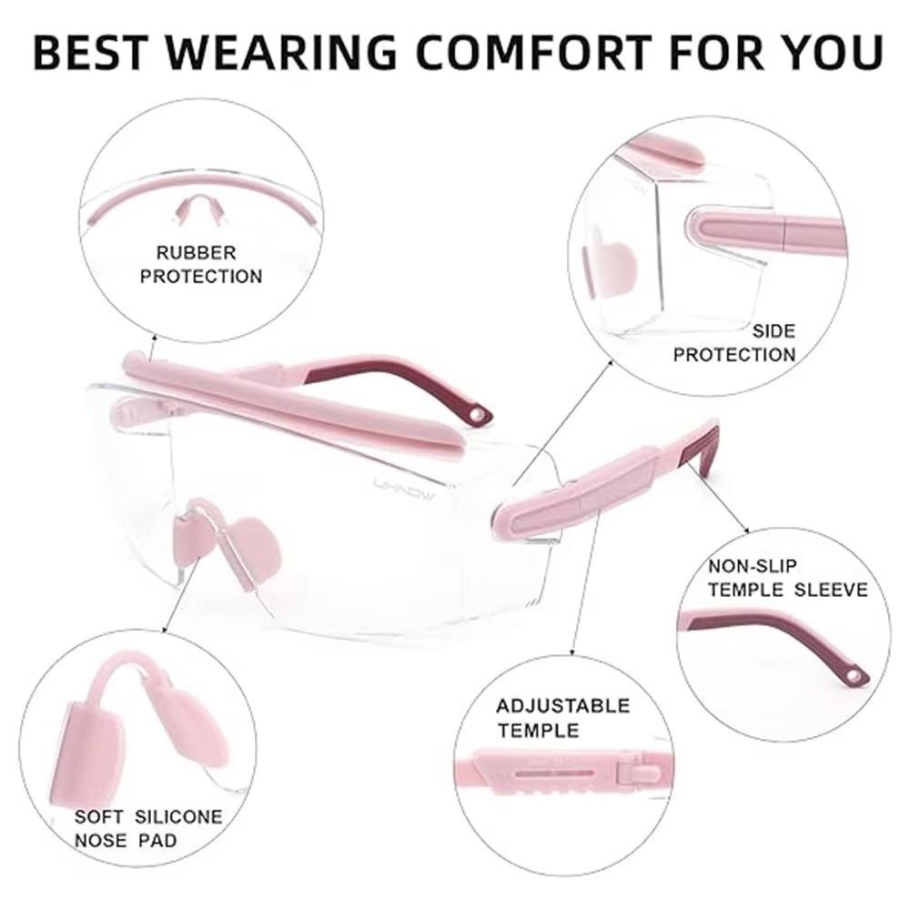 Anti-Splash Safety Goggles Clear Surgery Goggles Durable Eye Protection Glasses Men and Women
