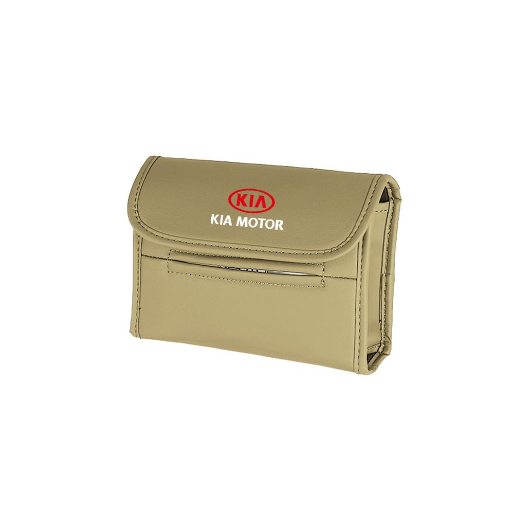 Car Tissue Box Car Seat Back Tissue Hanging Storage Bag For KIA Sportage Ceed Sorento Cerato Optima Picanto Rio Soul K5 K3 K2 K4 BV3