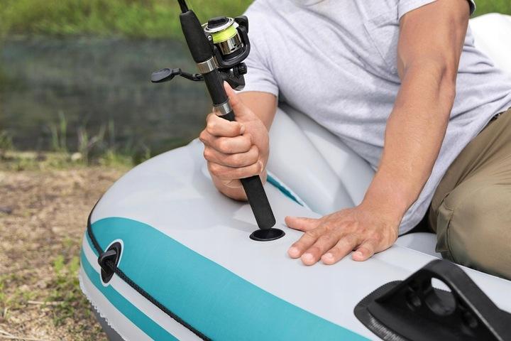 Ponton Bestway Hydro-Force 5 Osobowy Wędkarski Zestaw Wiosła Pompka 65159