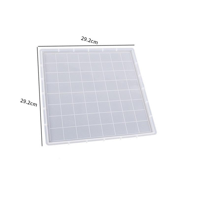 Силиконовая форма для шахматного набора с доской, 3D силиконовая форма для шахматной фигуры, для поделок DIY, подарок на день рождения