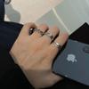 Винтажное кольцо с римскими цифрами на указательный палец, женское и мужское, модное, с индивидуальным характером, нишевый дизайн, простое открытие