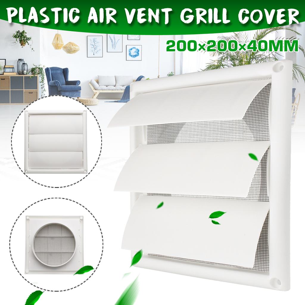 6 "гравитационная внешняя заслонка, настенная крышка воздуховода, решетка, воздуховод, вентиляционная решетка, вытяжной вентилятор, вентиляционные жалюзи 20x20x4 см
