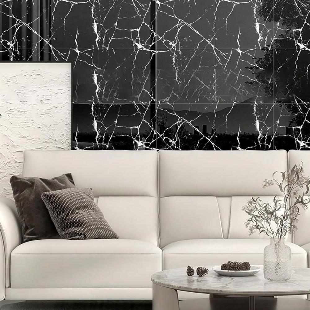 Waterproof Self Adhesive Tiles Floor Stickers 3D Wallpaper New Imitation Ceramic Wall Sticker