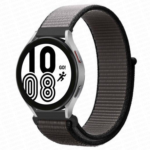 Band For Samsung Galaxy Watch 4 3 Classic 5 Pro Active 2/Gear S3 Nylon Loop Correa Bracelet Huawei Watch GT 2 3 Strap 22mm 20mm