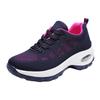 Fashion Plus-size Women's Shoes Super Light Sports Casual Platform Women's Running Shoes Flying Fabric Walking Solid Color Women