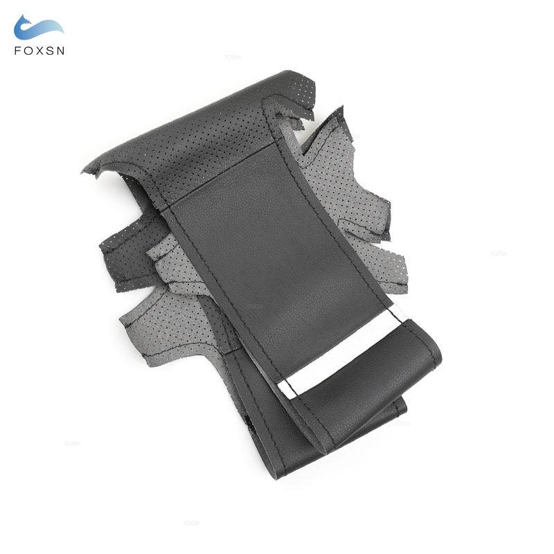 Car Accessories Steering Wheel Cover Leather Trim For Fiat 500 500C (GQ/S) 2013 2014 2015 For Abarth 500 500C 595 595C