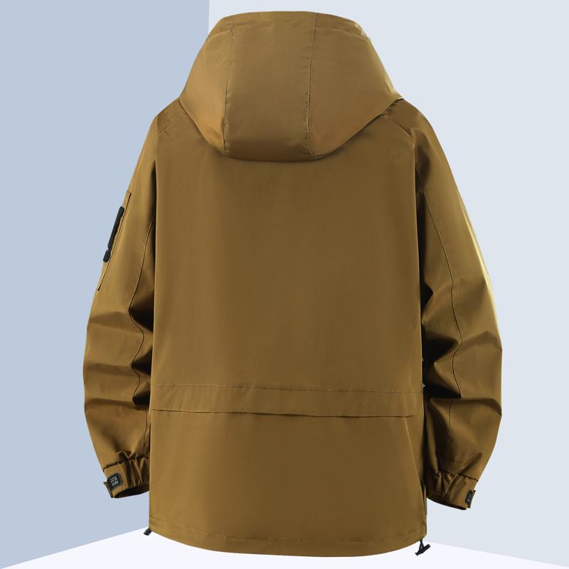 Большие размеры 4XL-11XL, куртки оверсайз для мужчин, водонепроницаемая ветровка с капюшоном, верхняя одежда