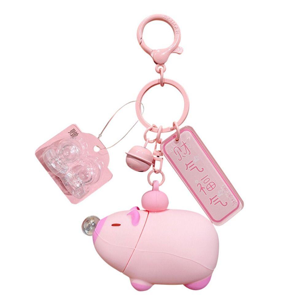 Creative Capybara Keychain Cartoon Car Key Ring Delicate Kapibara Pendant Keyring  Female