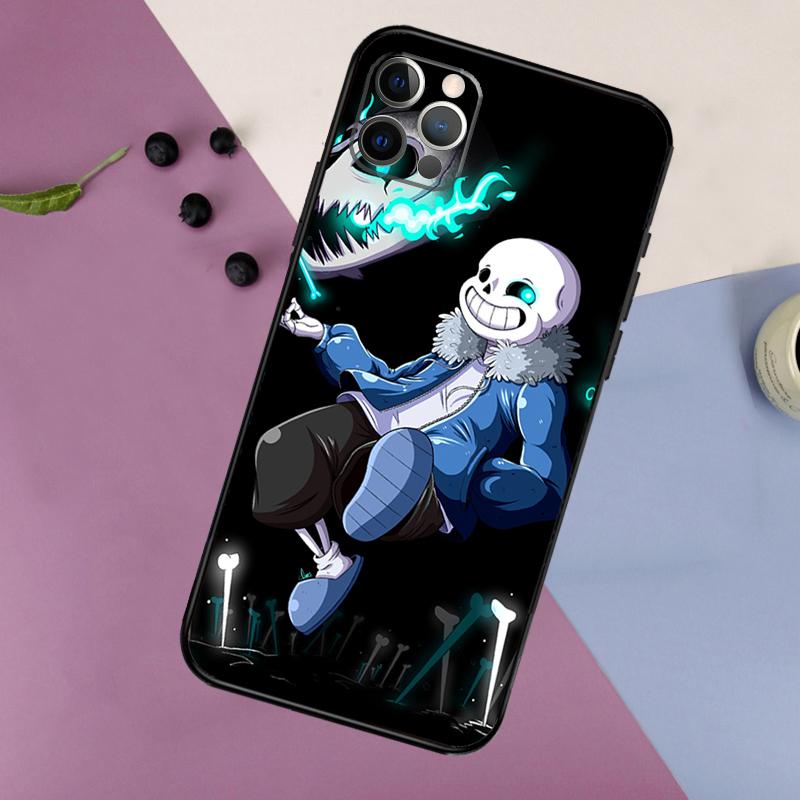 Чехол Undertale Sans для iPhone 16 15 14 13 12 11 Pro Max 7 8 Plus XR XS Max X Защитная крышка для телефона