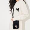 MLB New York Yankees NY Embroidered Logo Sports Trend Corduroy Phone Bag Shoulder Crossbody Bag Unisex bags Black 3ACRH0316-50BKS