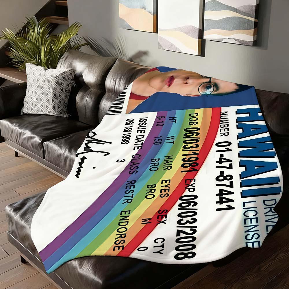 Funny TV License superbad Blanket For Sofa Office Bed Plane Travel Sleep Read Relax Camping Soft And Warm