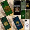 Чехол для паспорта с флагом Марокко для Samsung Galaxy A53 A33 A13 A73 A51 A71 A50 A12 A22 A32 A52 A72 A52S A21S Coque