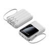 Компактный Power Bank Longchan 20000 мАч со встроенным кабелем
