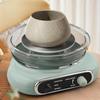 Mini Pottery Wheel Kit for Kids Adults Pottery Clay Art 4.7" Turntable Electric Pottery Wheel with