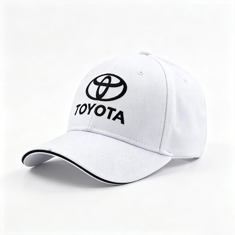 1Pcs Summer Outdoor Sun Protection Golf Adjustable Baseball Cap Car Accessories For Toyota Hilux Corolla RAV4 Camry Highlander