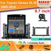 9,7-дюймовый вертикальный экран Tesla Android автомобильное радио для Toyota Sienna 2009 2014 GPS навигация мультимедийный плеер Carplay 2din