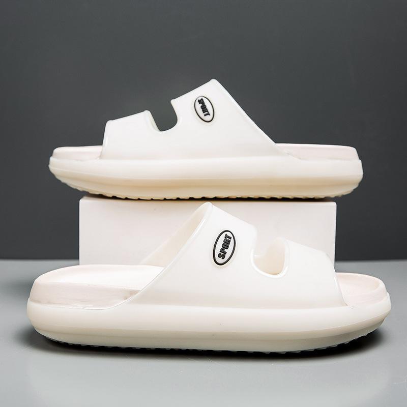 Тапочки для наступания на дерьмо, лето 2025, новые, для дома, ванной, нескользящие, для моря, с толстой подошвой, классные тапочки для улицы