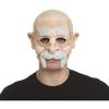 Masque D'aîné Avec Moustache Sans Menton - DisfraZZes - Multicolore