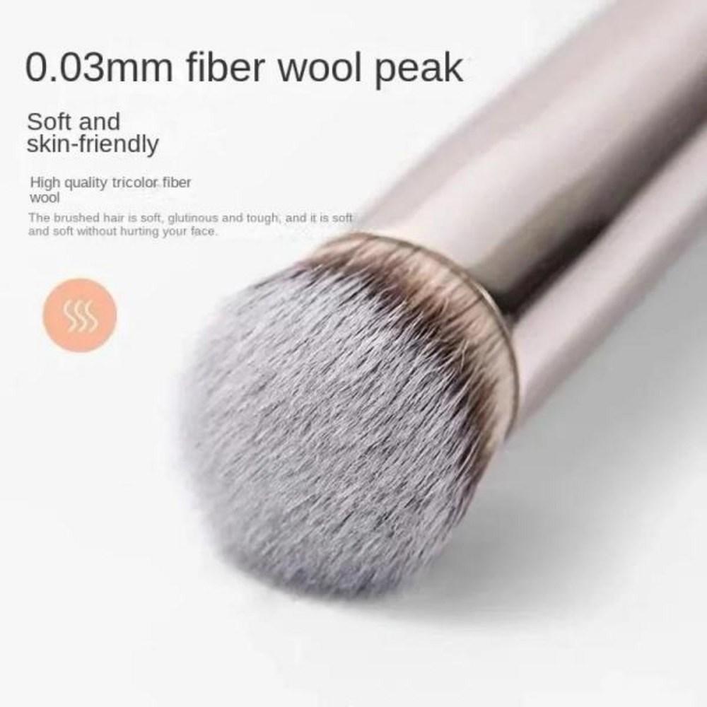 Кисти для макияжа Тональный крем Консилер Скошенная бесшовная крышка Синтетический темный круг Жидкий крем Косметика, Нет