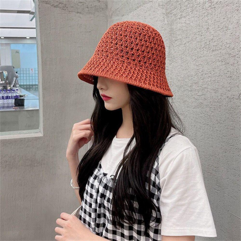 Ladies Soft Wide Brim Bucket Hat Beach Cap Fisherman Hats Sun Hats