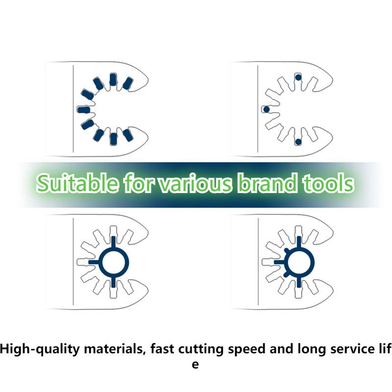 25 шт., пильное полотно из высокоуглеродистой стали и осциллирующие пильные полотна, резак по дереву, осциллирующий многофункциональный инструмент для Fein Multimaster Dewalt Makita Bosch