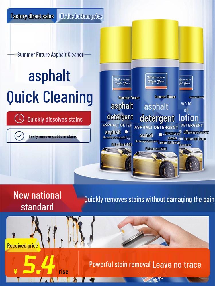 Asphalt & Stain Remover: Effective Car Wash for White Vehicles - Tackles Tree Sap and Gum