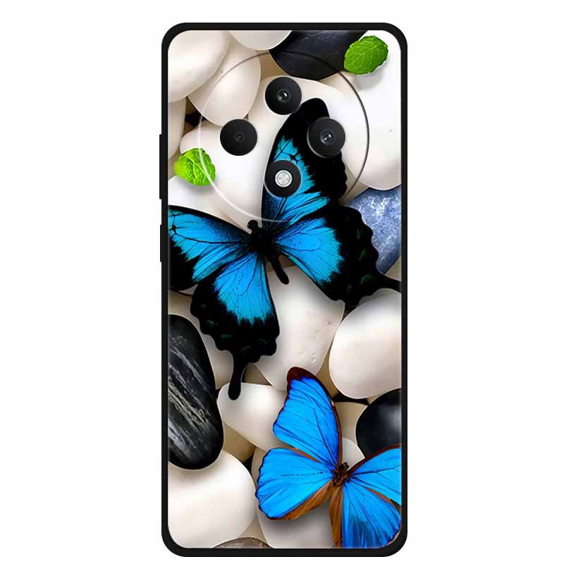 For Oppo Reno12 F 5G Case 12 F 4G Lovely Soft Silicone TPU Painted Cat Phone Cover For Oppo Reno12 FS Back Cases Fundas Bumper
