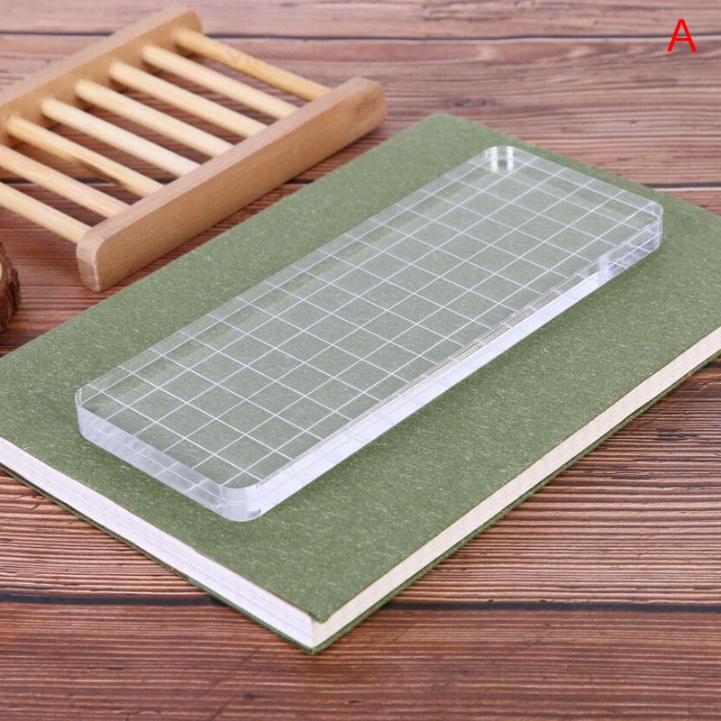 Акриловый прозрачный блок штампов с ручкой, штампы для альбомов «сделай сам», скрапбукинг, изготовление ремесел