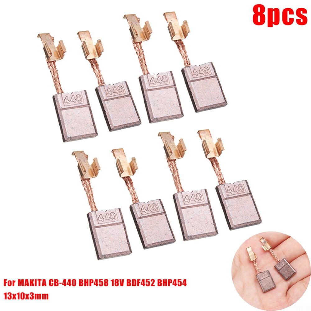 BDF452 BHP454 Угольная щетка для CB-440 BHP458 18V 8 шт.