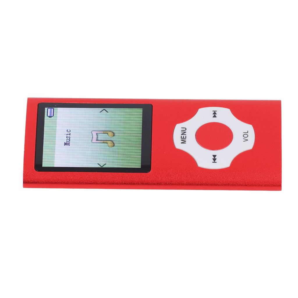MP3 MP4 Player Ultra Slim 1.8 Inch Color Screen 16GB Small Memory Card Portable HiFi Music Player