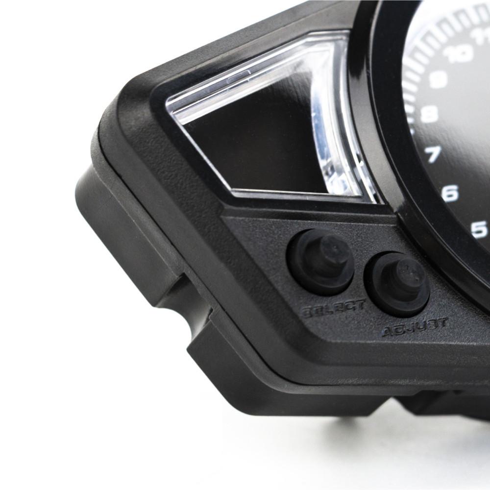 Universal LCD Digital Motorcycle Odometer Speedometer Meter Instrument Adjustable MAX 199KM/H 14000 RPM For 2,4 Cylinder