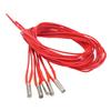 5Pcs Heater Cartridge DC 24V 40W Stainless Steel 6x20mm Accessory for 3D Printer 1m  3.28ft