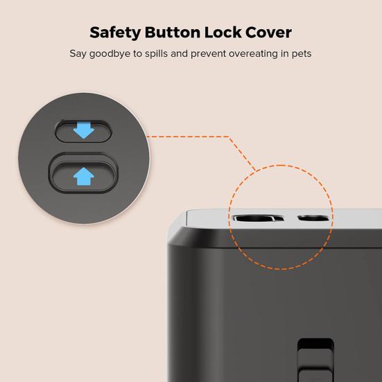 Automatic Pet Feeder 2L Cat Food Dispenser with LCD Screen Programmable Portion Control Timed Automatic Cat Feeder 1-4 Meals Dry Food for Dogs