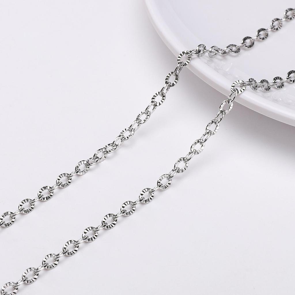 1 метр панк-цепи из нержавеющей стали для изготовления украшений своими руками - Прочная и устойчивая к коррозии