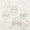Easter Cookie Cutter Rabbit Mold Stamp Kids Easter Party Bunny Embosser Biscuit Mold Baking Tool Easter Decorations Supplies